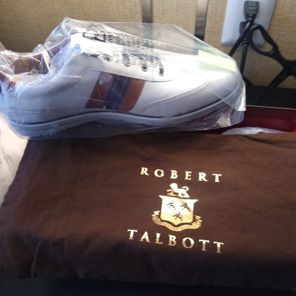 Robert Talbott Italian leather tennis shoes main image 4
